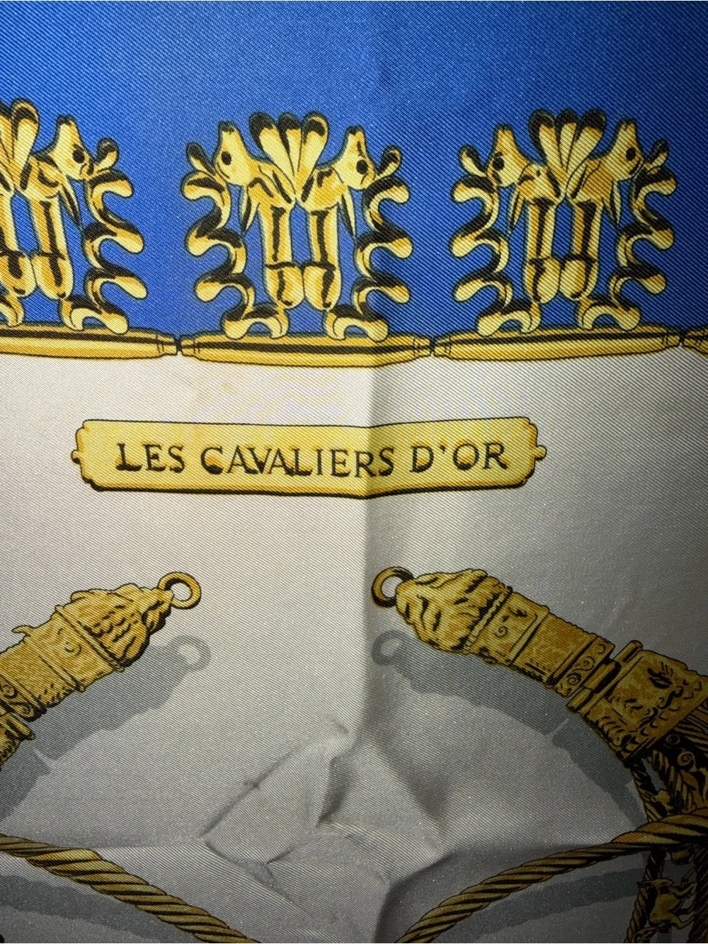 Hermes Cavaliers d’OR Silk Scarf - Picture 11 of 12